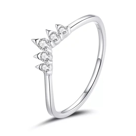 (afbeelding voor) Pandora Style Prinses Kroon Ring - SCR686