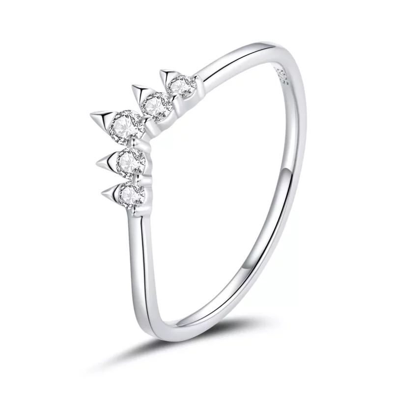 (afbeelding voor) Pandora Style Prinses Kroon Ring - SCR686