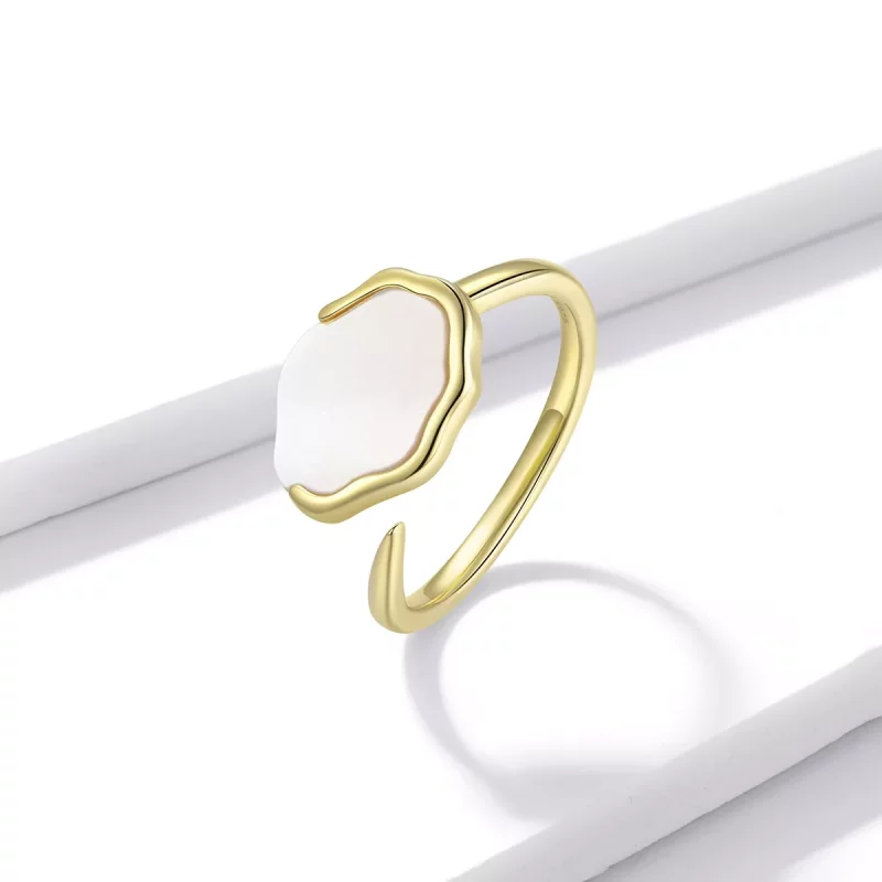 (afbeelding voor) Pandora Style Regenboog Parelmoer Open Ring - BSR174 - Bekijken 2