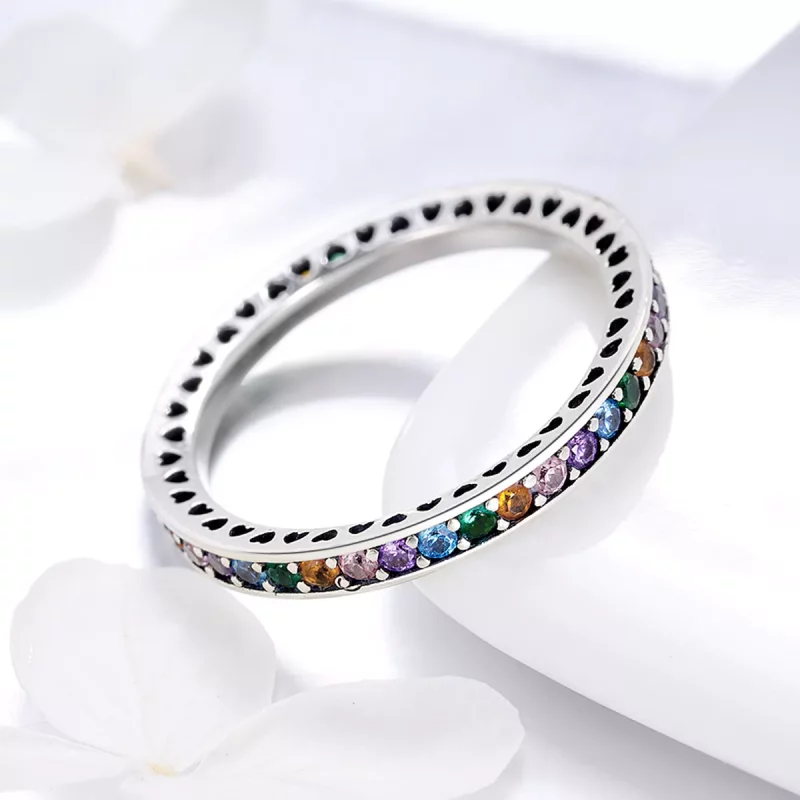 (afbeelding voor) Pandora Style Regenboog Ring - SCR392 - Bekijken 2