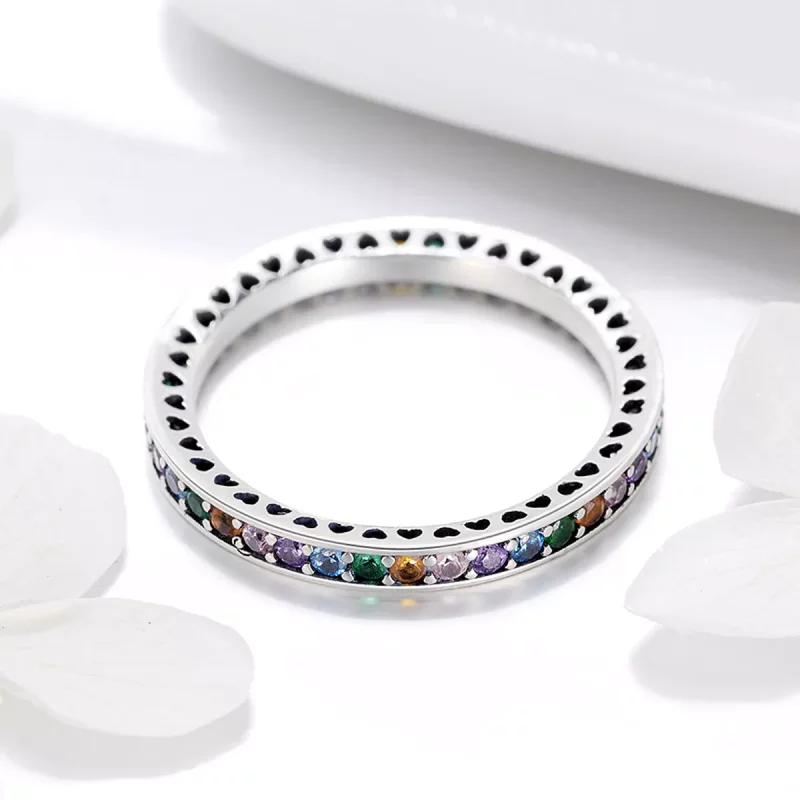 (afbeelding voor) Pandora Style Regenboog Ring - SCR392 - Bekijken 3