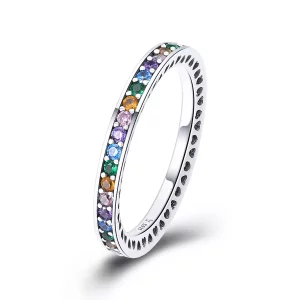 Pandora Style Regenboog Ring - SCR392 (afbeelding voor) Pandora Style Regenboog Ring - SCR392