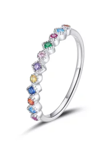 Pandora Style Regenboog Ring - SCR697 (afbeelding voor) Pandora Style Regenboog Ring - SCR697