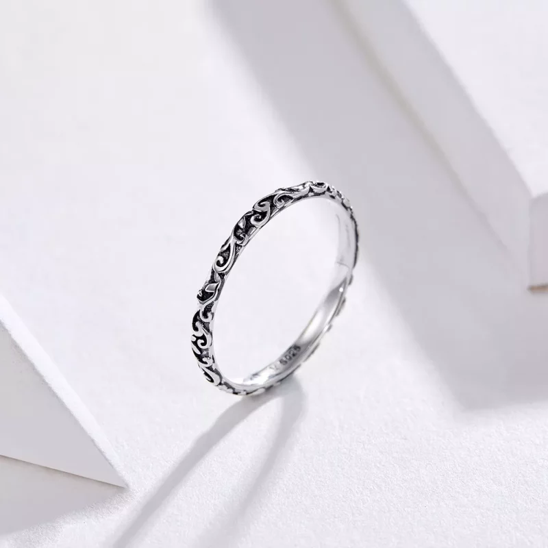 (afbeelding voor) Pandora Style Retro Patronen Ring - SCR513 - Bekijken 2