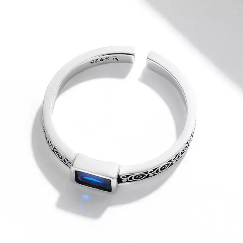 (afbeelding voor) Pandora Style Retro Patroon - Zirkonium Open Ring - SCR768 - Bekijken 4