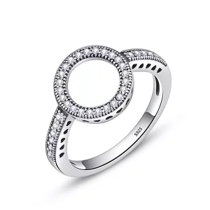 (afbeelding voor) Pandora Style Ring of Halo Ring - SCR041