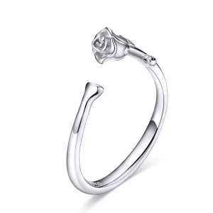Pandora Style Roos Open Ring - BSR065 (afbeelding voor) Pandora Style Roos Open Ring - BSR065