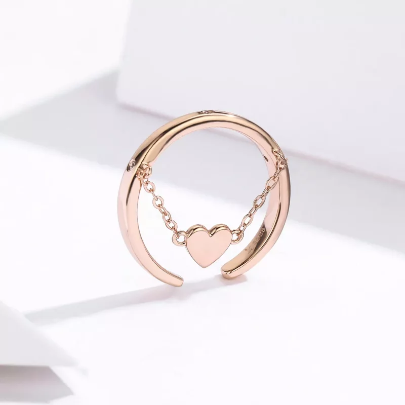(afbeelding voor) Pandora Style Rose Liefdespijl Open Ring - SCR572 - Bekijken 3