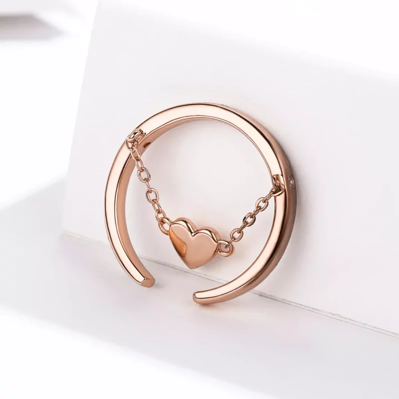 (afbeelding voor) Pandora Style Rose Liefdespijl Open Ring - SCR572 - Bekijken 4