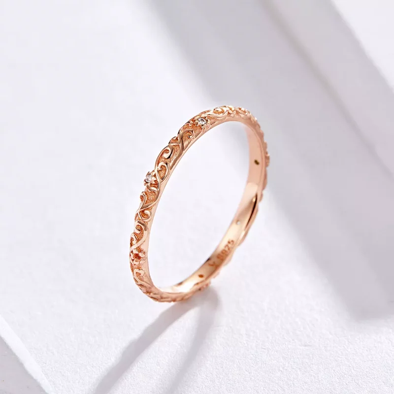 (afbeelding voor) Pandora Style Rose Retro Patronen Ring - SCR514 - Bekijken 2