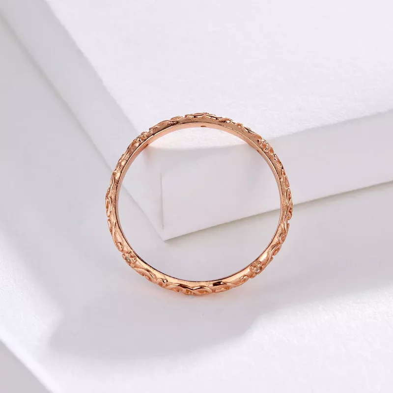 (afbeelding voor) Pandora Style Rose Retro Patronen Ring - SCR514 - Bekijken 5