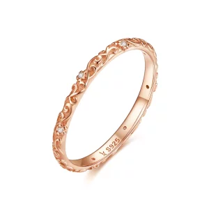 (afbeelding voor) Pandora Style Rose Retro Patronen Ring - SCR514