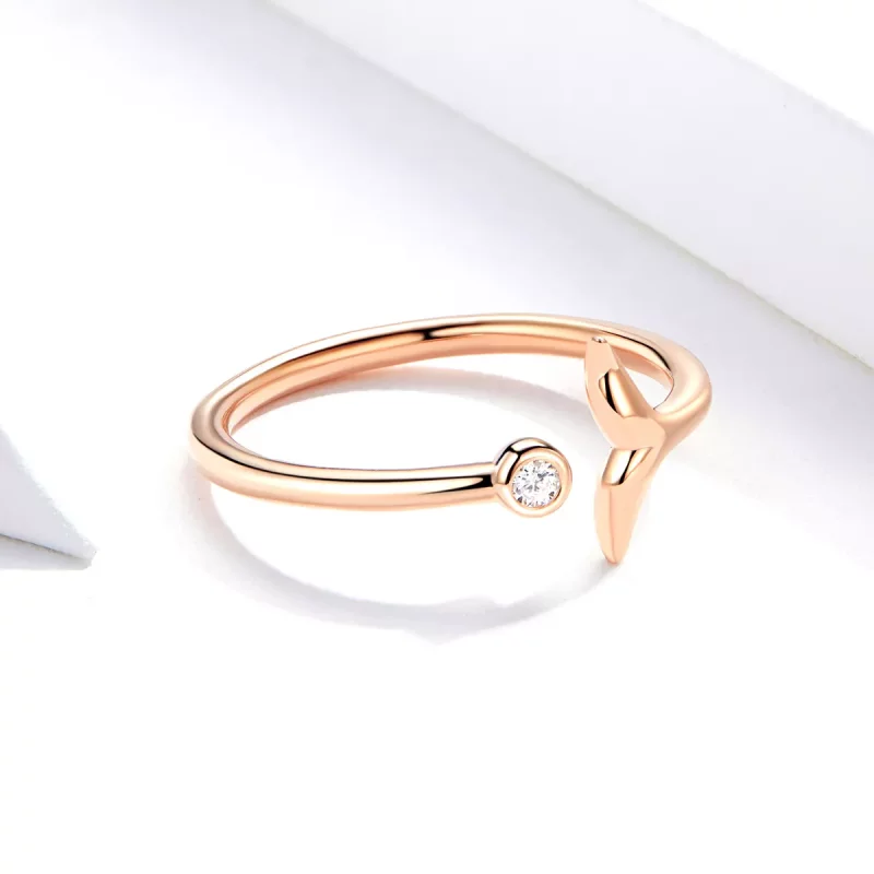 (afbeelding voor) Pandora Style Rose Zeemeermin Traan Open Ring - SCR618-C - Bekijken 2