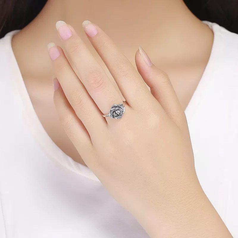 (afbeelding voor) Pandora Style Rozenliefde Ring - SCR382 - Bekijken 5