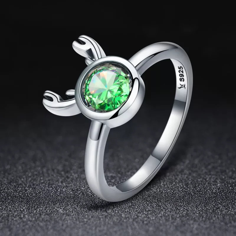 (afbeelding voor) Pandora Style Schattig gewei Ring - SCR244 - Bekijken 2