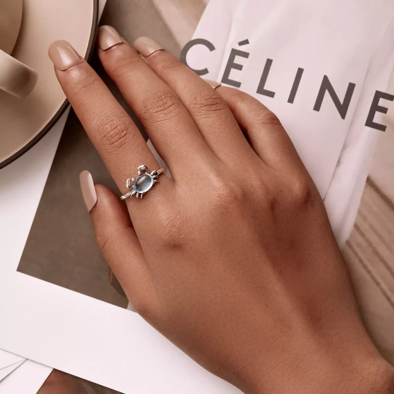 (afbeelding voor) Pandora Style Schattige Krab Open Ring - SCR814 - Bekijken 7