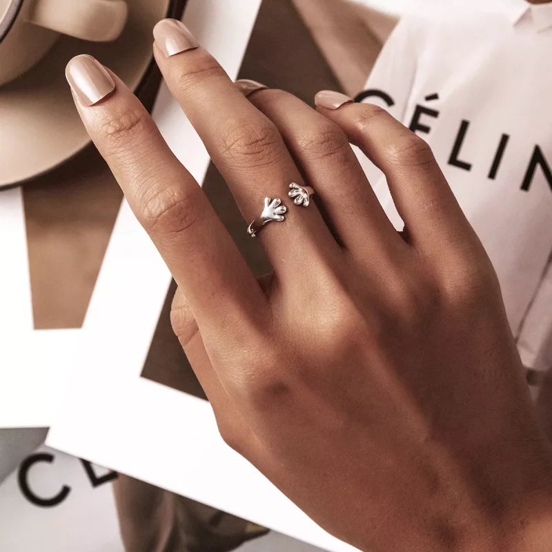 (afbeelding voor) Pandora Style Schattige Puppy Open Ring - BSR225 - Bekijken 7
