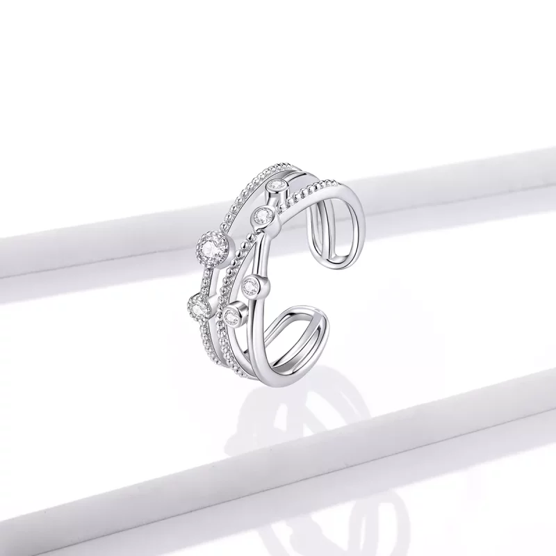 (afbeelding voor) Pandora Style Shine Ster Open Ring - BSR162 - Bekijken 2