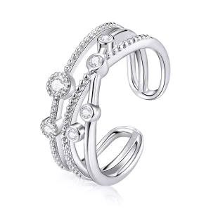 Pandora Style Shine Ster Open Ring - BSR162 (afbeelding voor) Pandora Style Shine Ster Open Ring - BSR162