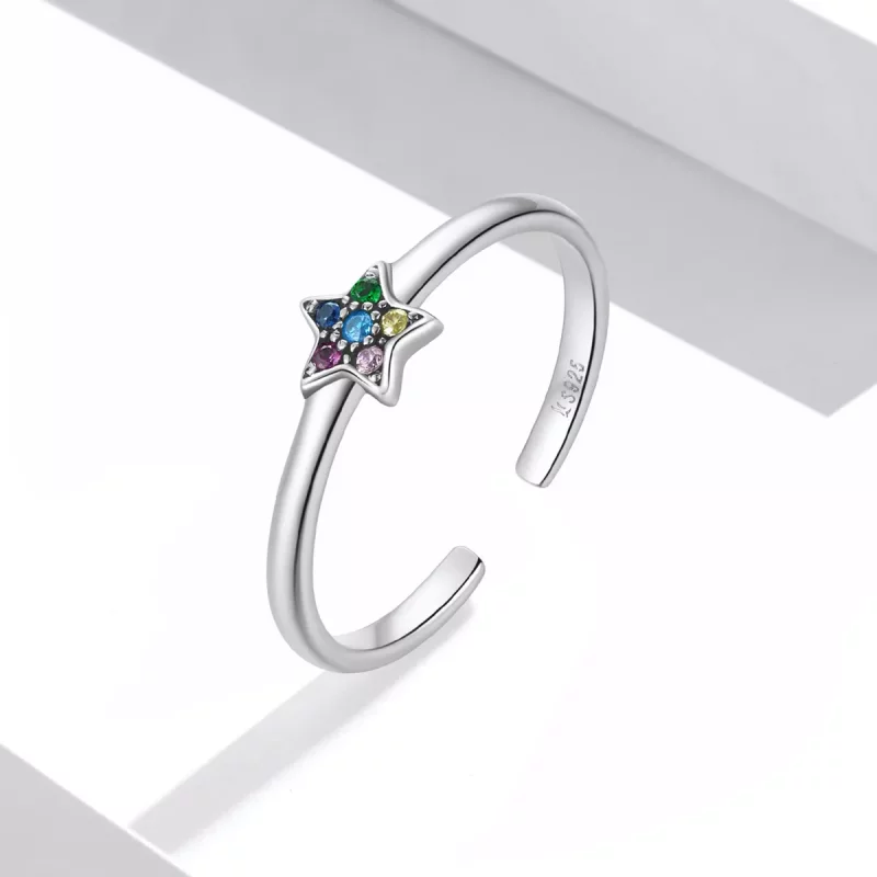 (afbeelding voor) Pandora Style Shine Ster Open Ring - SCR777 - Bekijken 2