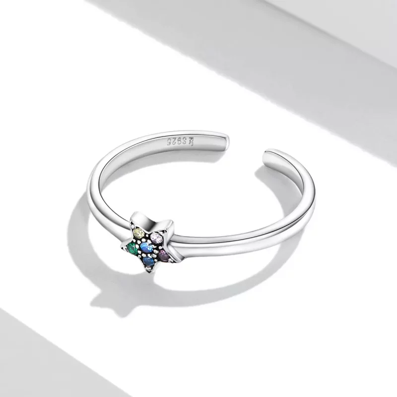 (afbeelding voor) Pandora Style Shine Ster Open Ring - SCR777 - Bekijken 3
