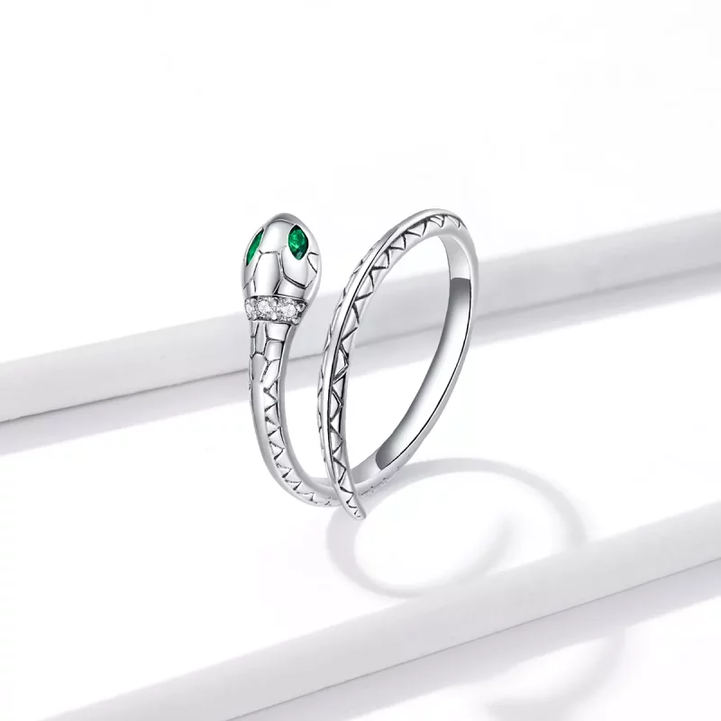 (afbeelding voor) Pandora Style Slang Open Ring - BSR169 - Bekijken 2