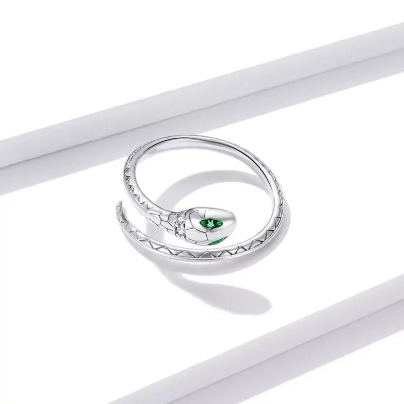 (afbeelding voor) Pandora Style Slang Open Ring - BSR169 - Bekijken 3