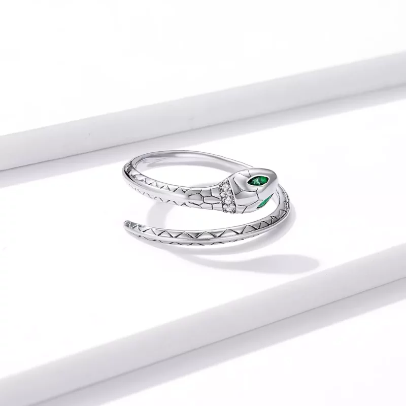 (afbeelding voor) Pandora Style Slang Open Ring - BSR169 - Bekijken 4