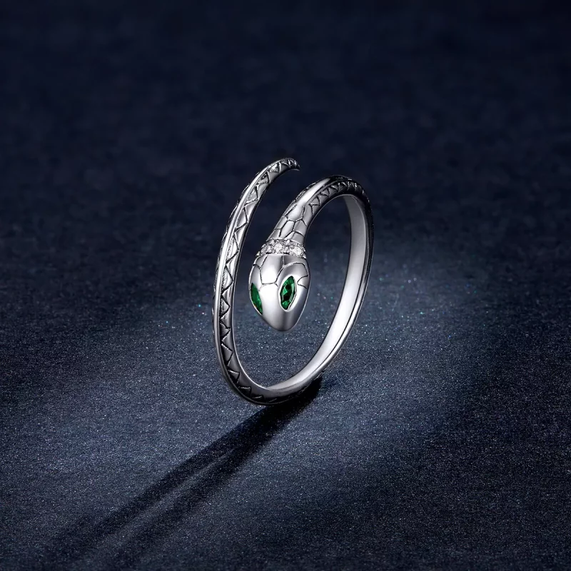 (afbeelding voor) Pandora Style Slang Open Ring - BSR169 - Bekijken 5