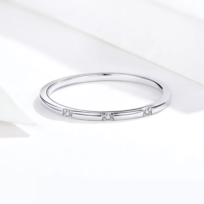 (afbeelding voor) Pandora Style Slank Ring - SCR591 - Bekijken 3