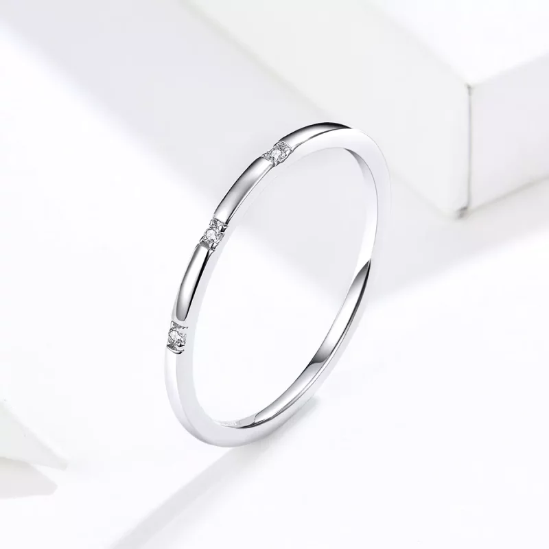 (afbeelding voor) Pandora Style Slank Ring - SCR591 - Bekijken 4