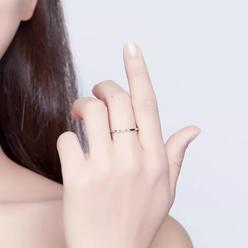 (afbeelding voor) Pandora Style Slank Ring - SCR591 - Bekijken 5