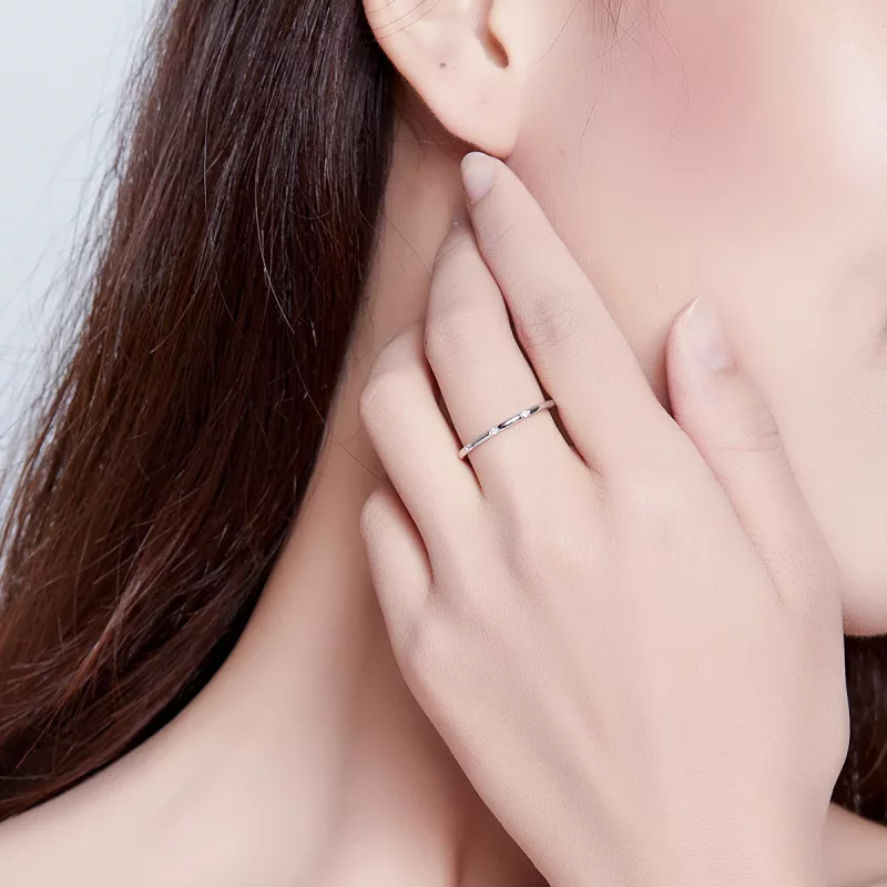 (afbeelding voor) Pandora Style Slank Ring - SCR591 - Bekijken 6