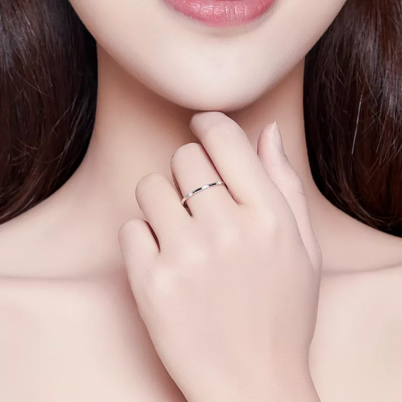 (afbeelding voor) Pandora Style Slank Ring - SCR591 - Bekijken 7