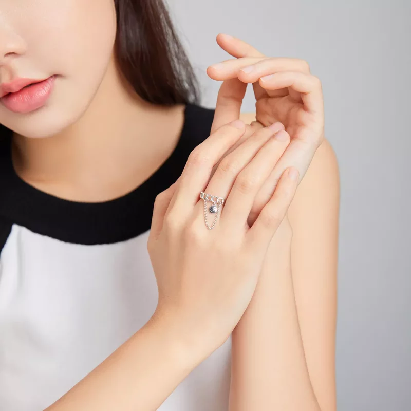 (afbeelding voor) Pandora Style Smiley Open Ring - SCR702 - Bekijken 5