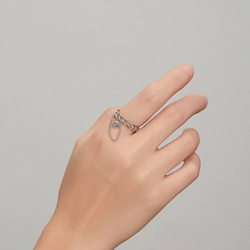 (afbeelding voor) Pandora Style Smiley Open Ring - SCR702 - Bekijken 7