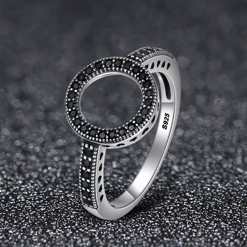 (afbeelding voor) Pandora Style Sprankelende Halo Ring - SCR112 - Bekijken 3