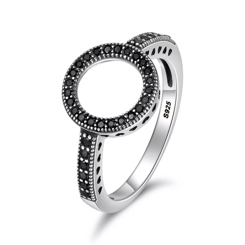 (afbeelding voor) Pandora Style Sprankelende Halo Ring - SCR112