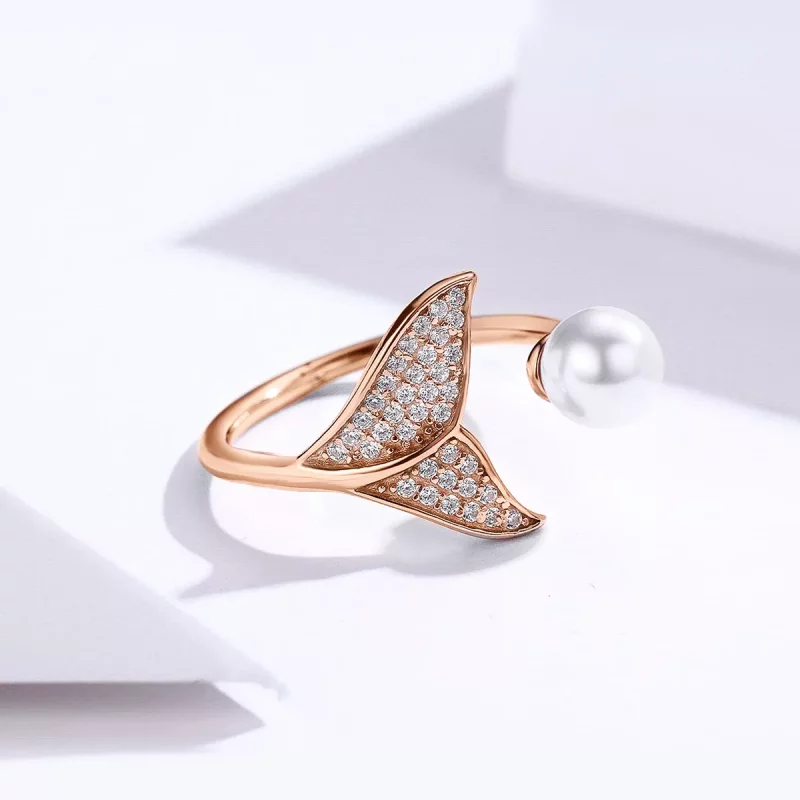 (afbeelding voor) Pandora Style Sprankelende zeemeermin Open Ring - SCR286 - Bekijken 5
