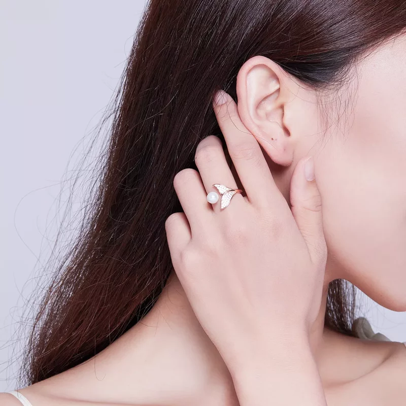 (afbeelding voor) Pandora Style Sprankelende zeemeermin Open Ring - SCR286 - Bekijken 7