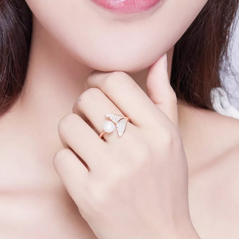 (afbeelding voor) Pandora Style Sprankelende zeemeermin Open Ring - SCR286 - Bekijken 8