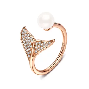 (afbeelding voor) Pandora Style Sprankelende zeemeermin Open Ring - SCR286