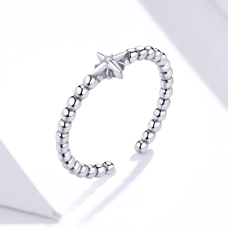 (afbeelding voor) Pandora Style Ster Open Ring - SCR647 - Bekijken 4