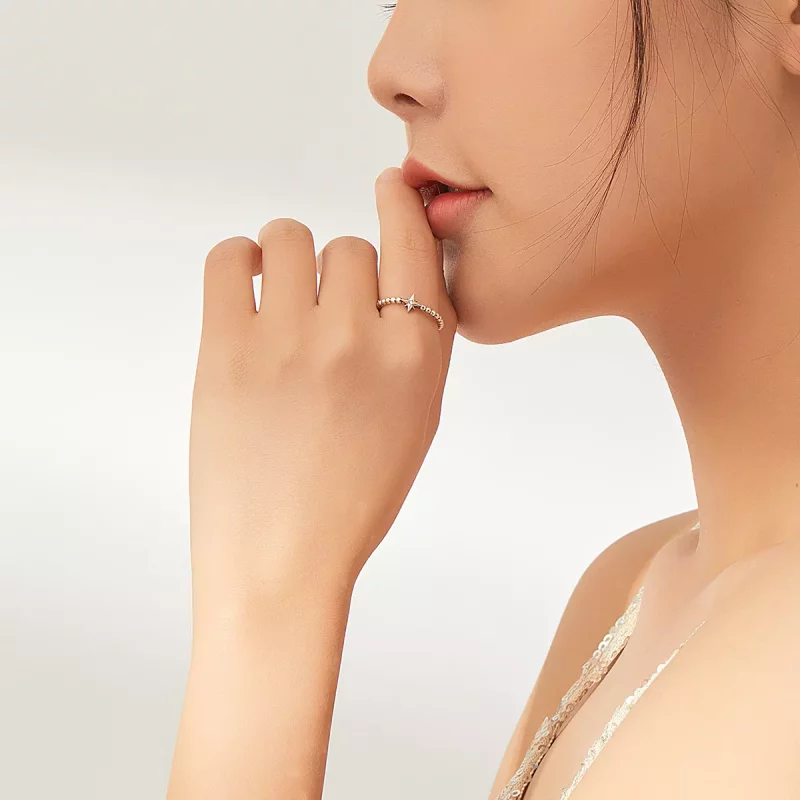 (afbeelding voor) Pandora Style Ster Open Ring - SCR647 - Bekijken 5