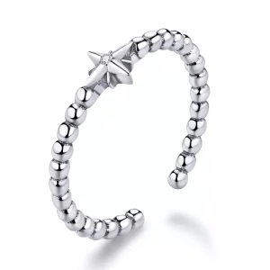 Pandora Style Ster Open Ring - SCR647 (afbeelding voor) Pandora Style Ster Open Ring - SCR647