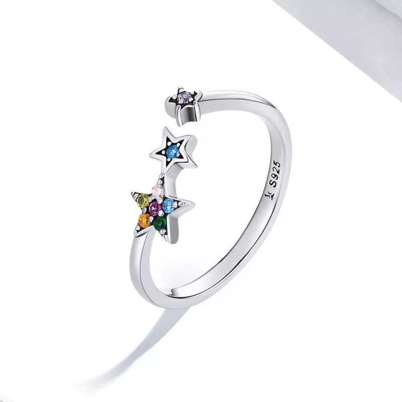 (afbeelding voor) Pandora Style Ster Open Ring - SCR769 - Bekijken 2