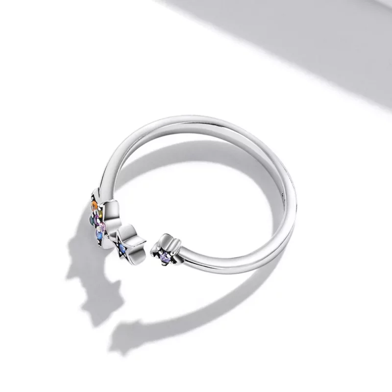 (afbeelding voor) Pandora Style Ster Open Ring - SCR769 - Bekijken 4