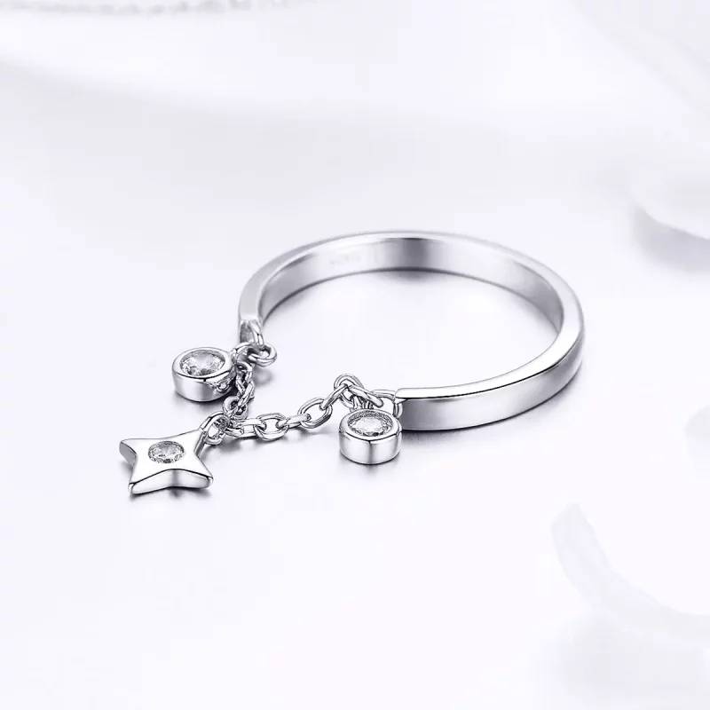 (afbeelding voor) Pandora Style Sterrenhemel Open Ring - SCR408 - Bekijken 2