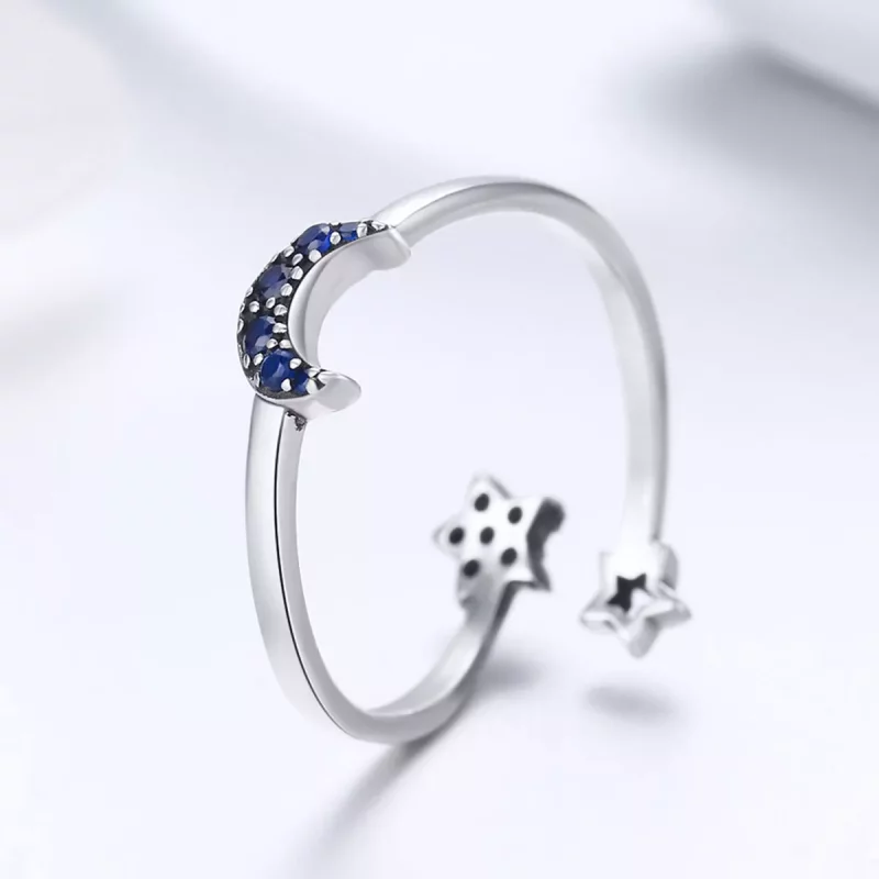 (afbeelding voor) Pandora Style Sterrenhemel Open Ring - SCR437 - Bekijken 2