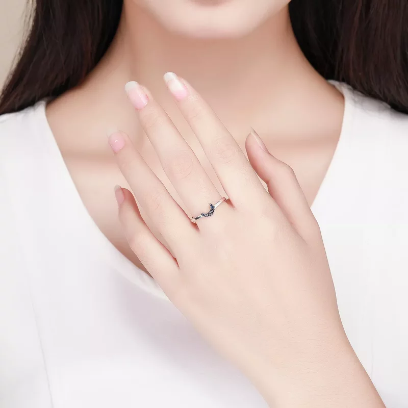 (afbeelding voor) Pandora Style Sterrenhemel Open Ring - SCR437 - Bekijken 5